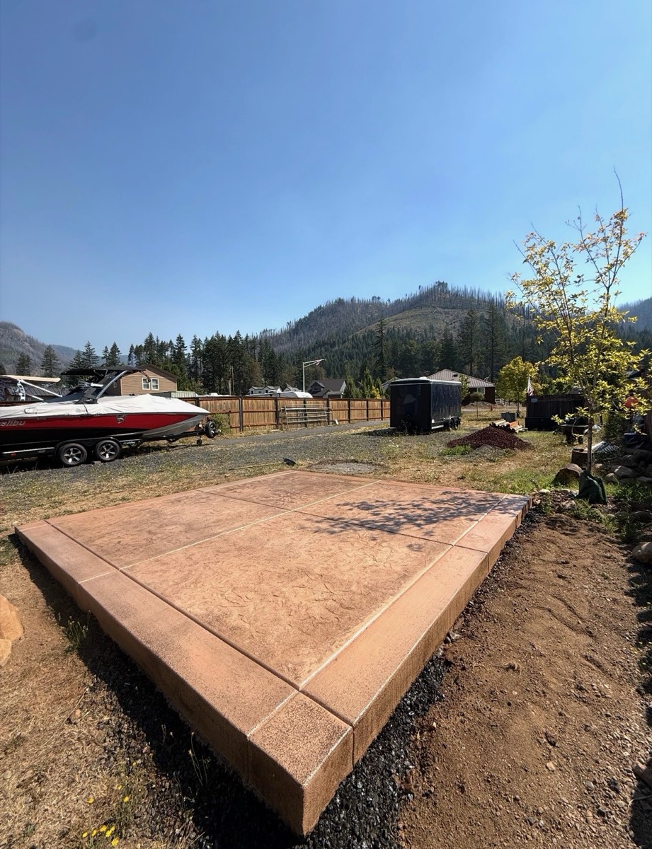 Stamped decorative concrete Oregon