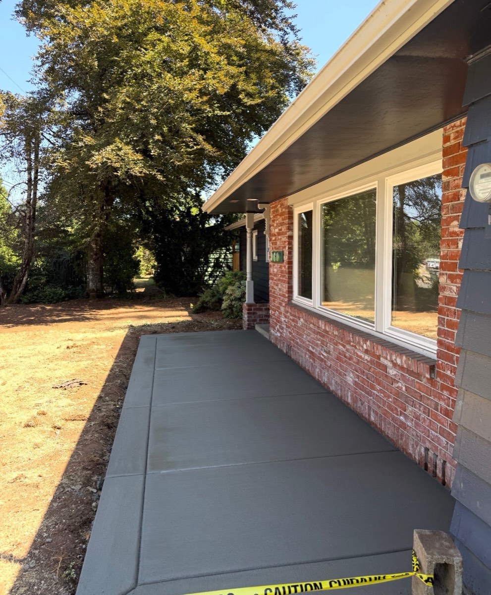 Concrete walkway Salem Oregon